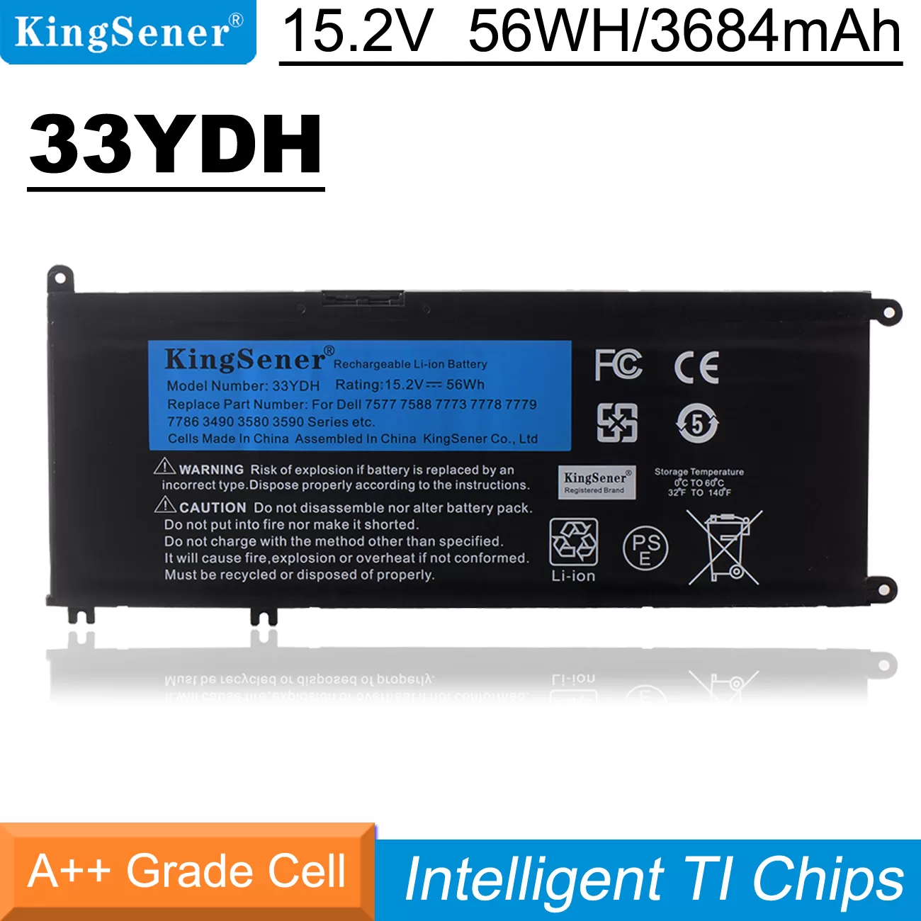 Ydh Battery For Dell Latitude Inspiron Series Kingsener