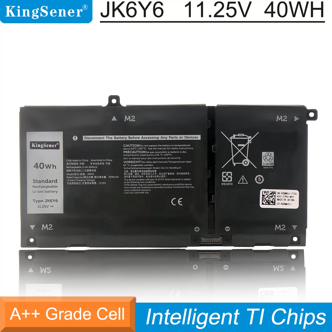 Jk Y Battery For Dell Latitude Inspiron Series Kingsener