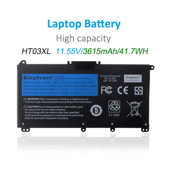 HT03XL Battery for HP Pavilion-1