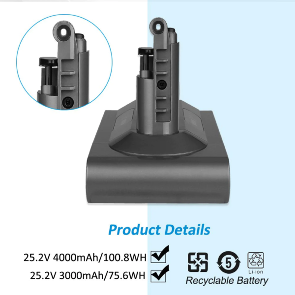 Kingsenre-V10-25.2V-4000mAh-Battery