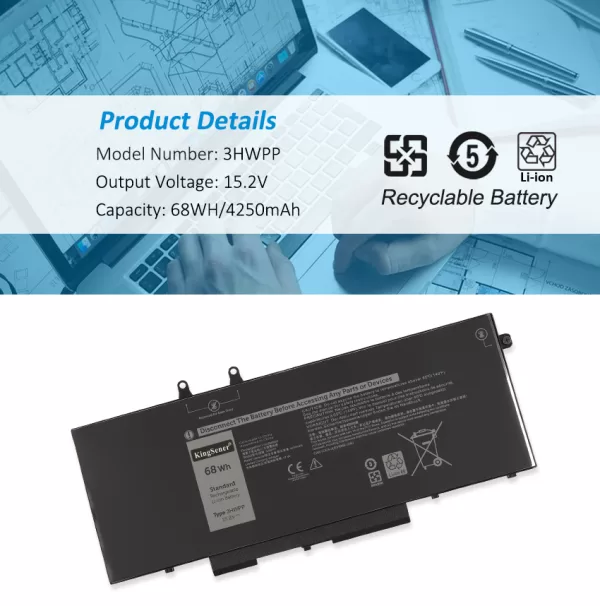 3HWPP-Battery-For-DELL-3