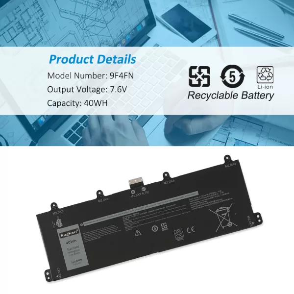 9F4FN-Battery-For-Dell