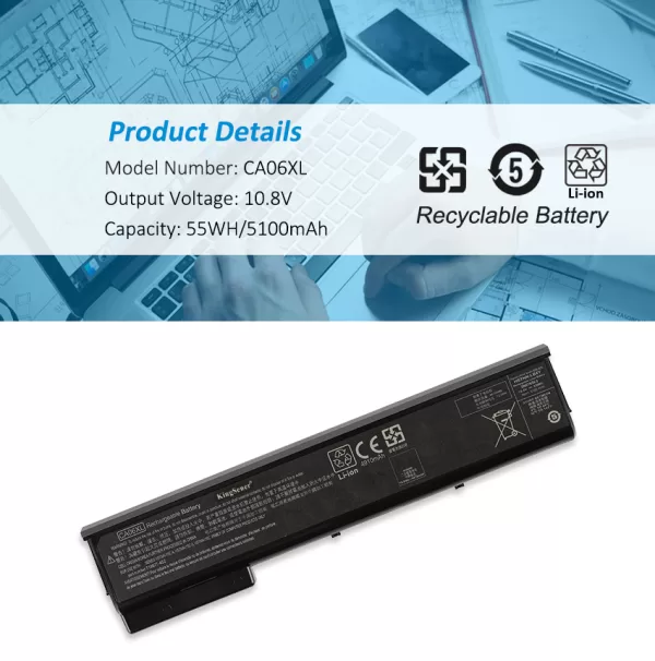 HP-CA06XL-5100mAh