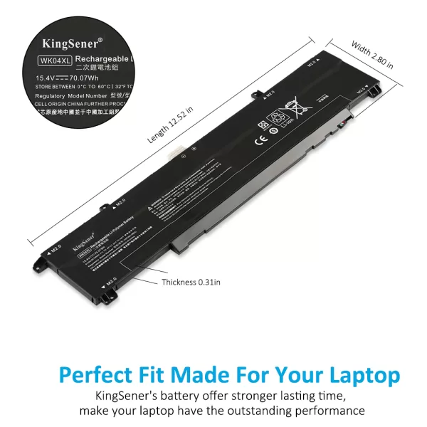 HP-WK04XL-4550mAh