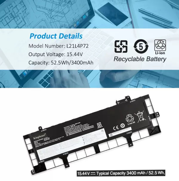 Lenovo-L21L4P72-3400mAh