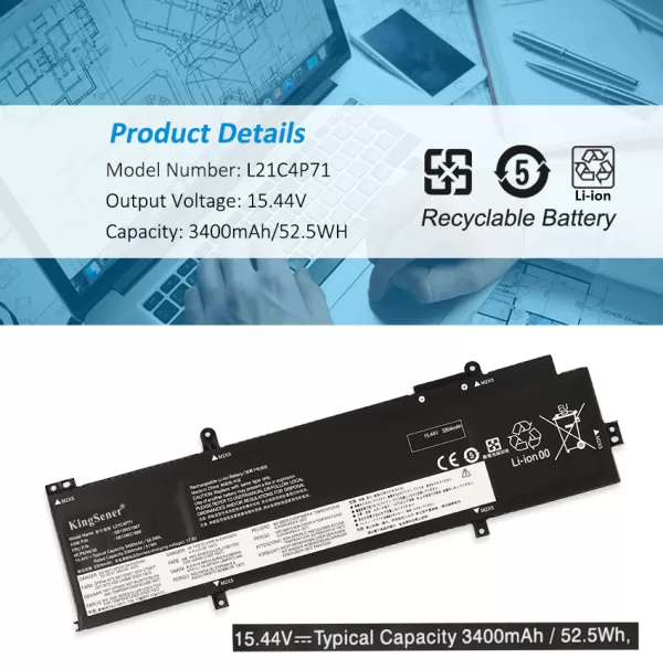 Lenovo-L21C4P71-3400mAh