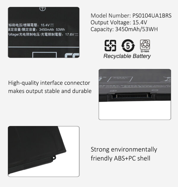 Toshiba-PS0104UA1BRS-3450mAh