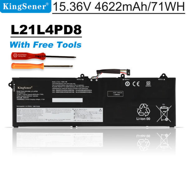 Lenovo-L21L4PD8-4622mAh-Laptop-Battery