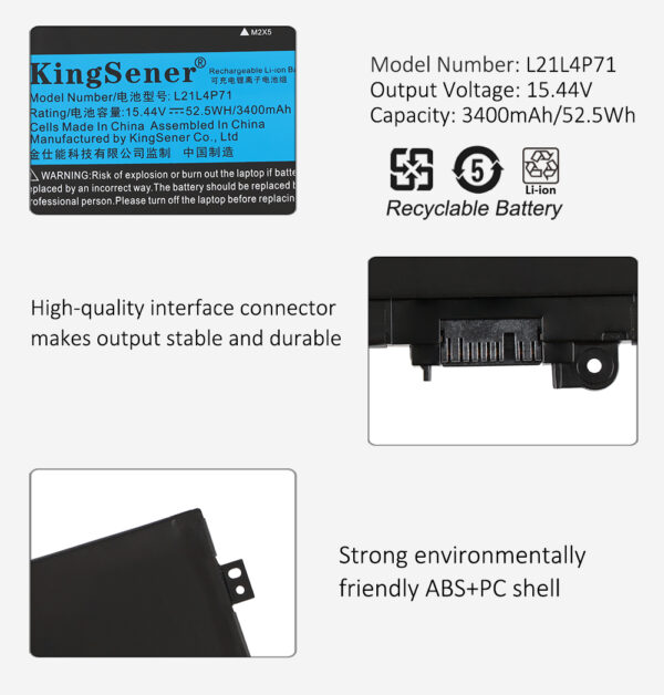 Lenovo-L21C4P71-3400mAh-Laptop-Battery