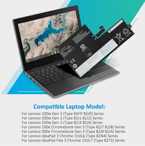 Lenovo-L20L3PG0-4080mAh-Laptop-Battery